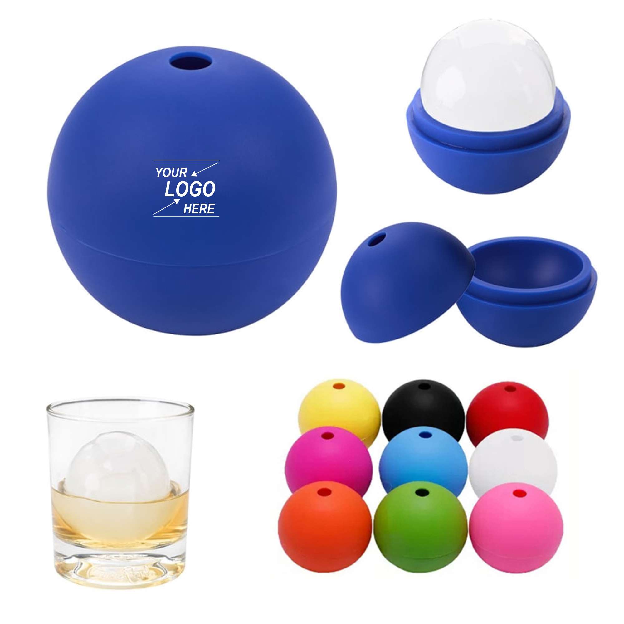 Silicone Ice Ball Maker Tray