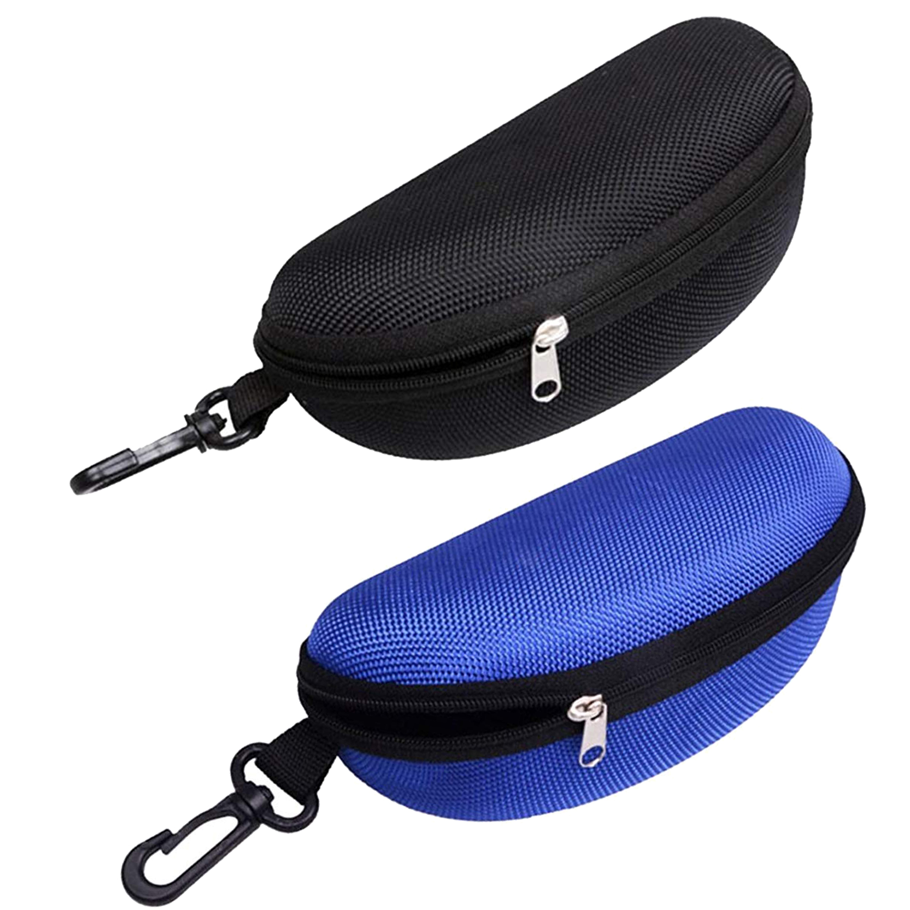 Portable Zipper Eye Glasses Shell Sunglasses Hard Case Protector 2