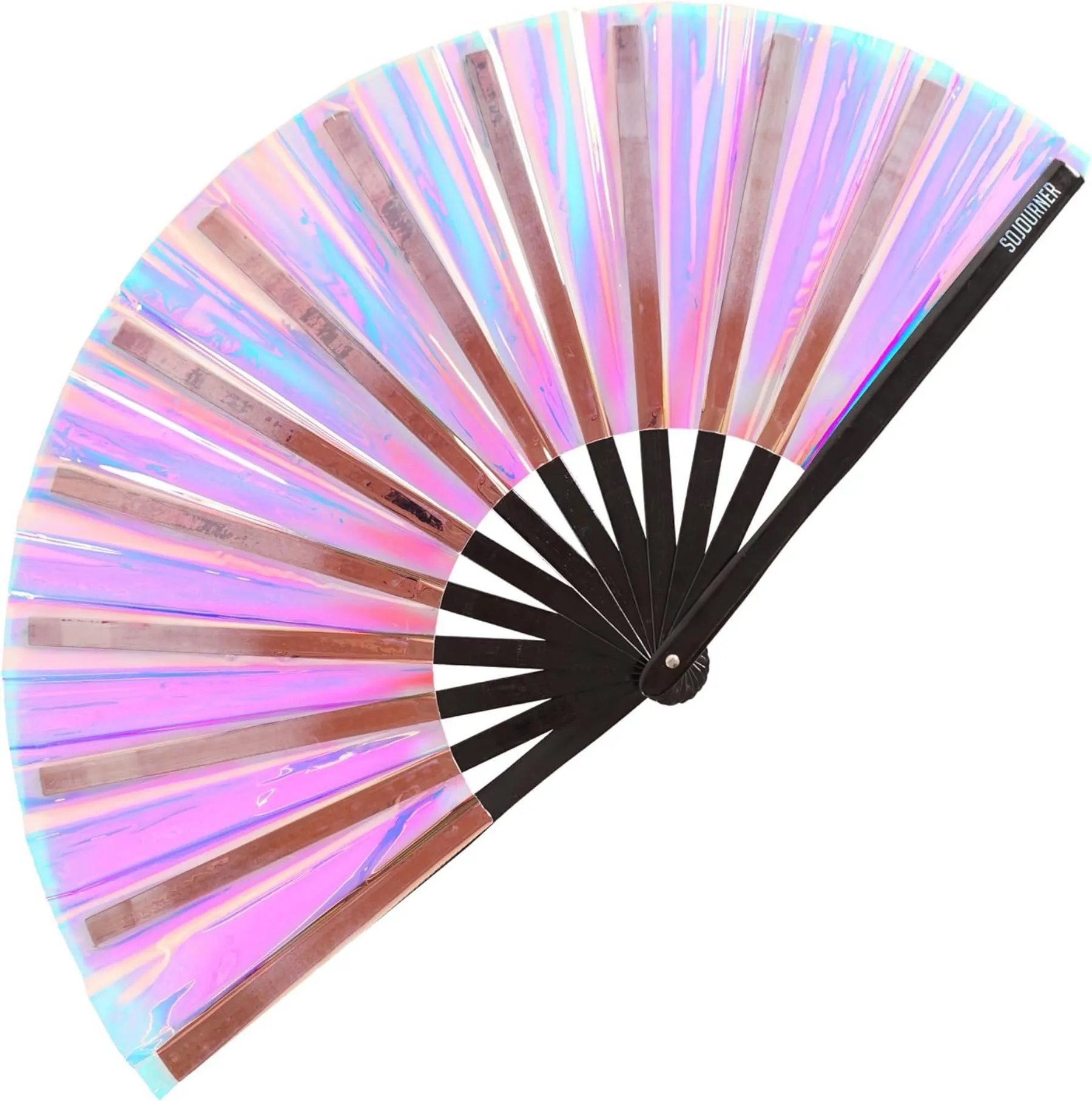 Holiday party rainbow fan 4