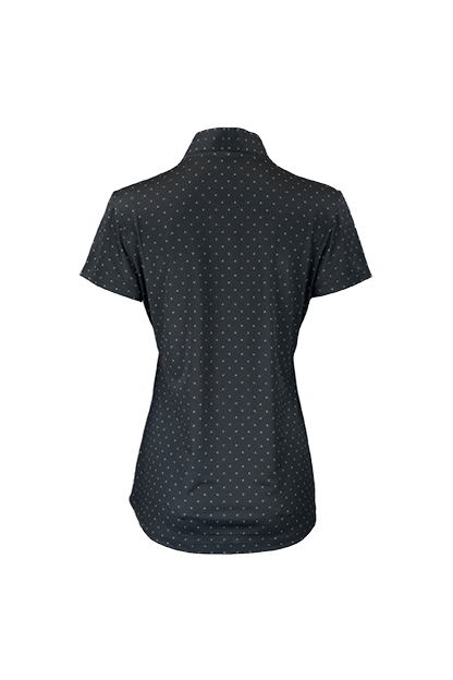 Women’s Greg Norman Micro Pique Spinner Print Polo 7