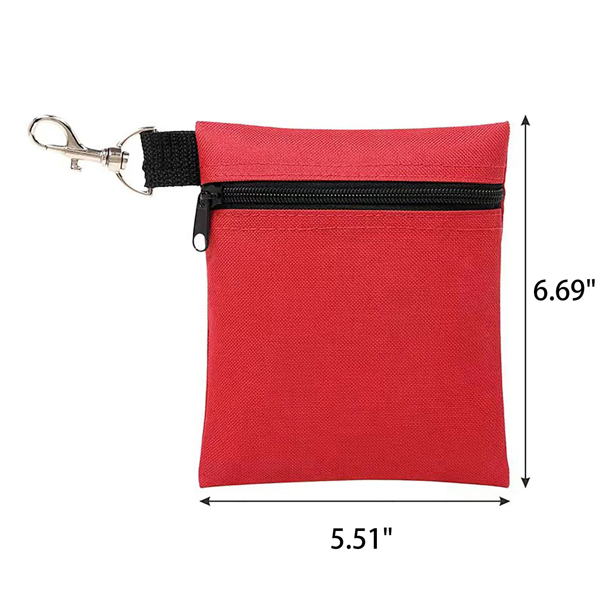 Zipper Golf Tee Ball Pouch 8