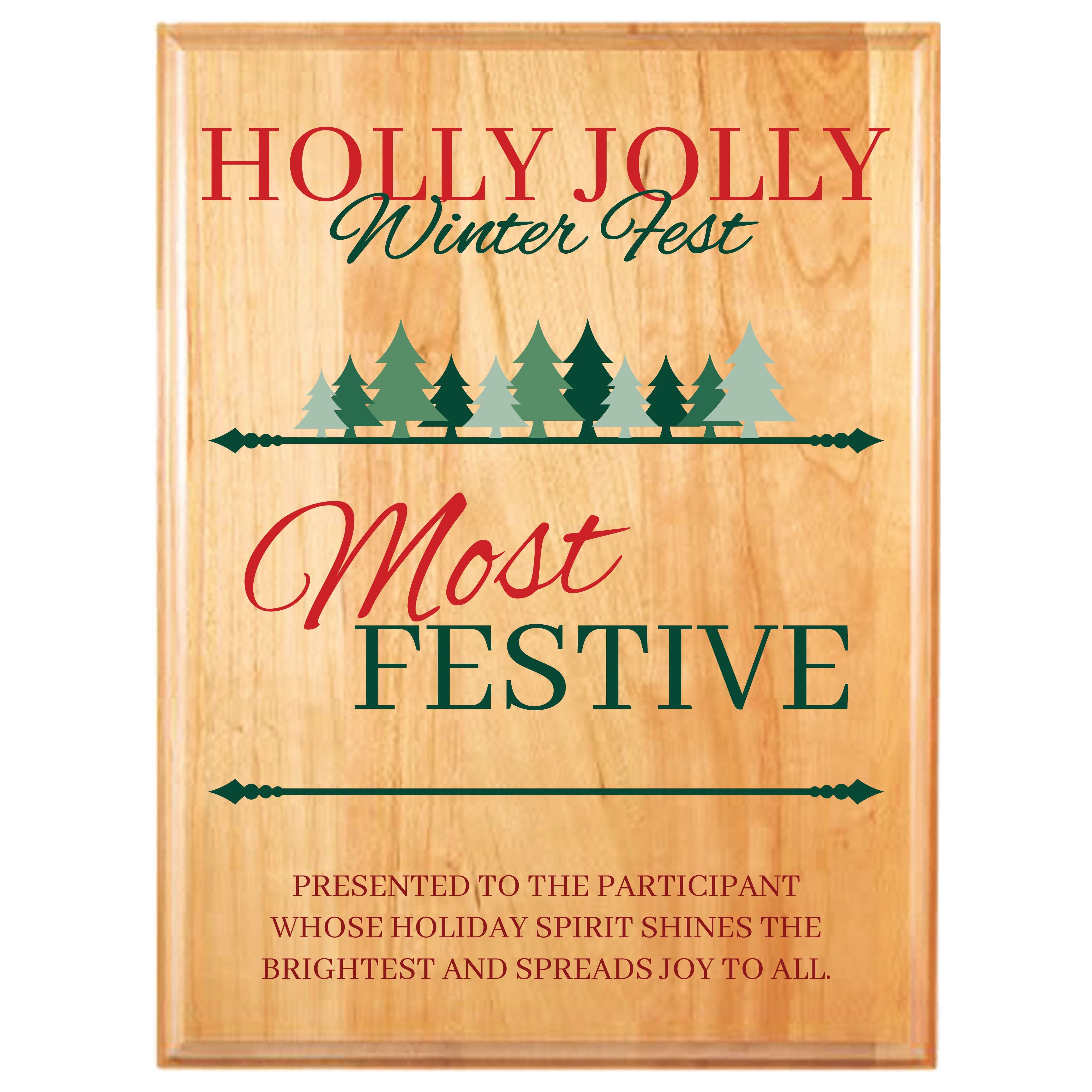 9" x 12" Genuine Cherry Plaque