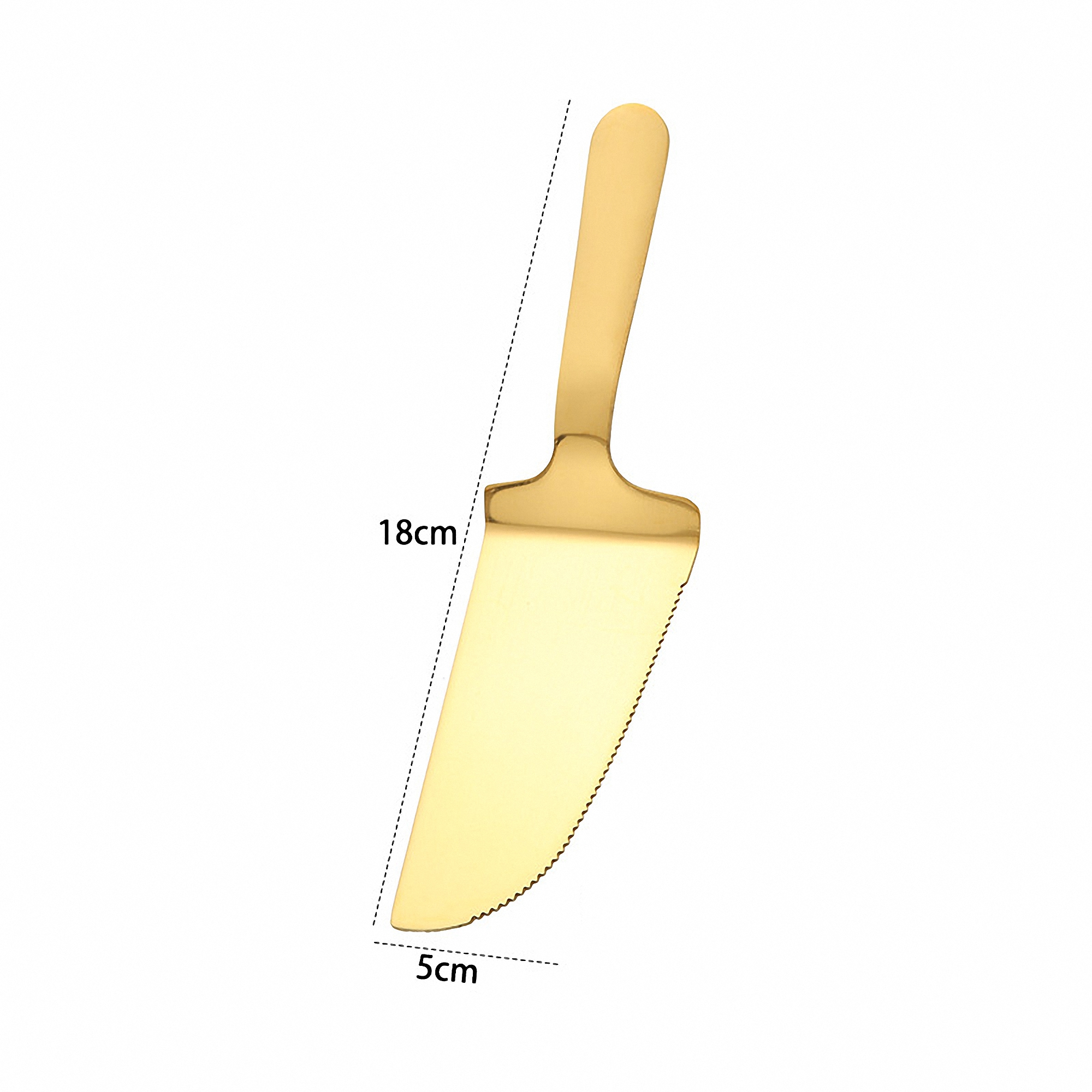Stainless Steel Pizza Cutter and Cake Server, custom kitchen gadget with logo imprint 4