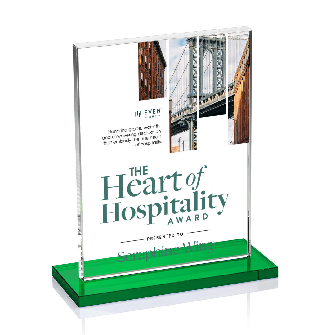 Emperor VividPrint™ Award - Green (Horiz) 16
