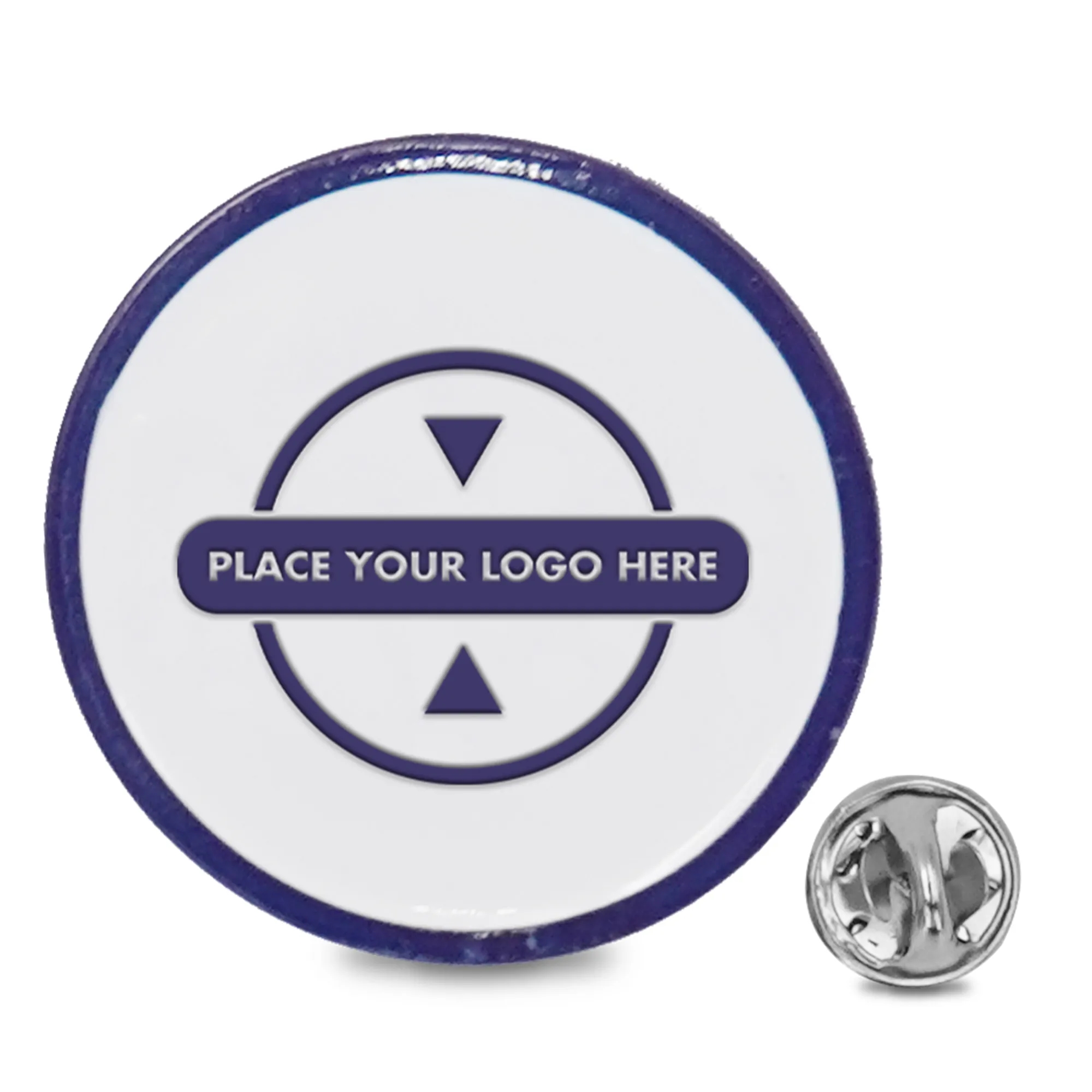 Steel Customizable Full-Color Circular Lap Pins 3