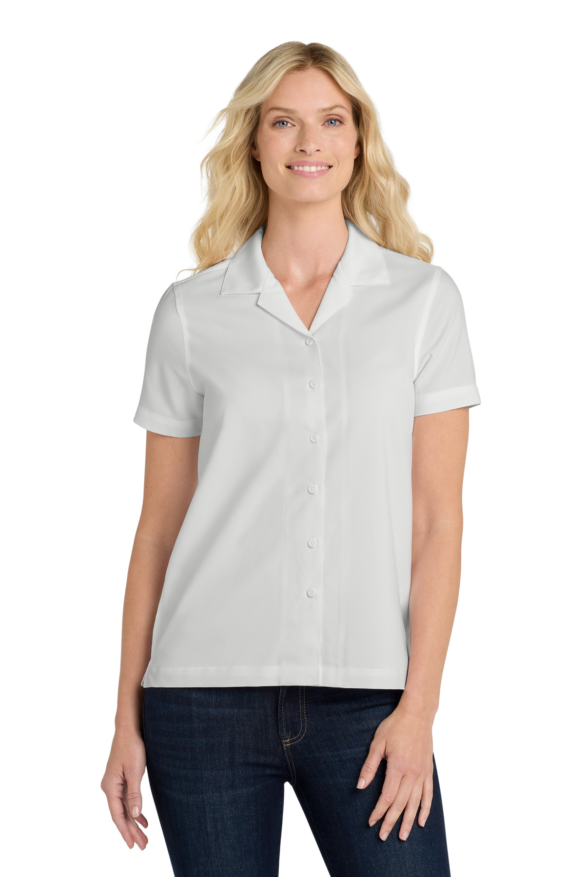 Port Authority Women's Short Sleeve Performance Staff Shirt LW400 20