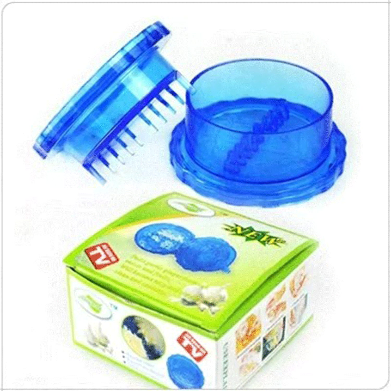 plastic grinder manual rotary Garlic paste puree Press 7