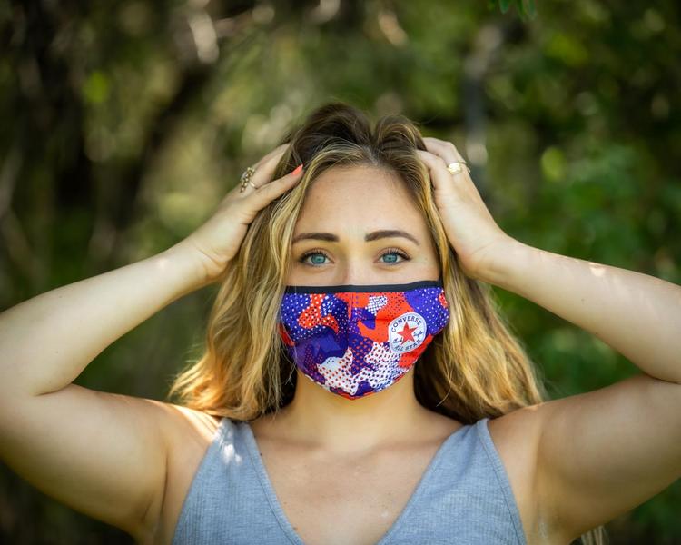 IMPORT Titan 3-Ply Dye-Sub Adult Face Mask w/ Adjustable Elastic Straps 3