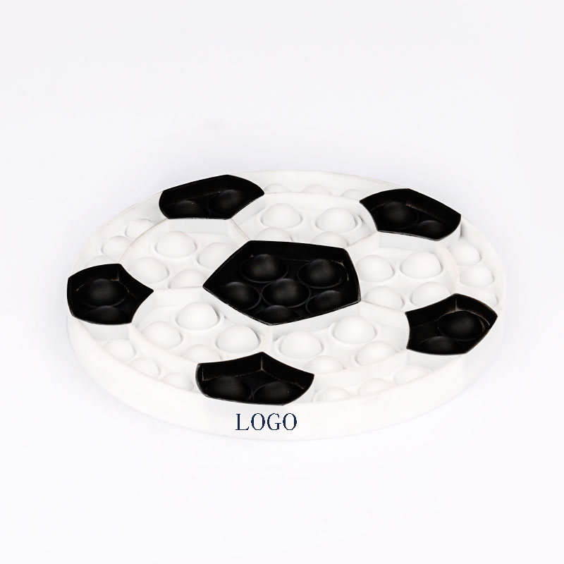 Football Shape Push Pop Bubble Fidget Silicone Stress Reliever Toy for Kids/Adults/Children 2