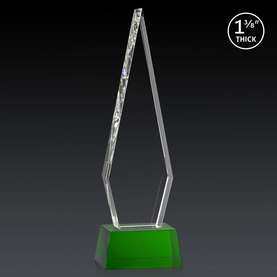 Springfield 3D Award on Robson Base - Green 6