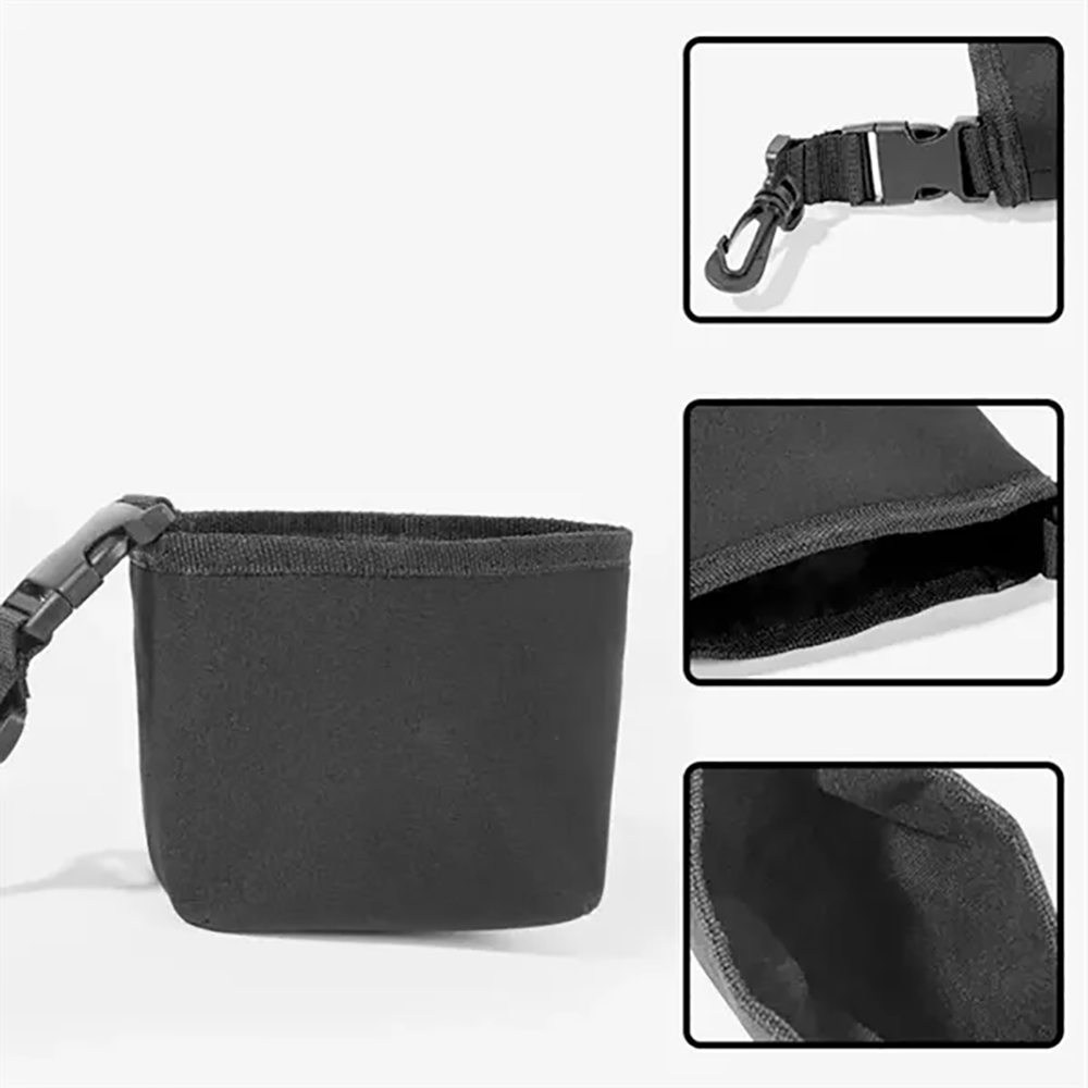 Neoprene Golf Ball Towel Pouch with Hanging Clip 6