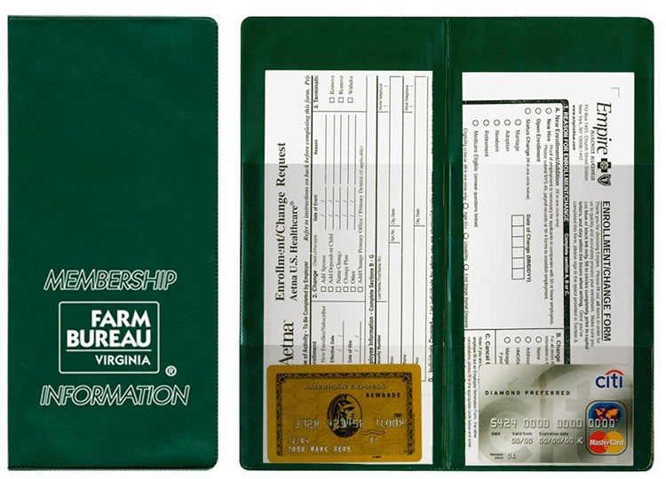 Policy and Document Holders w/4 clear pockets 4