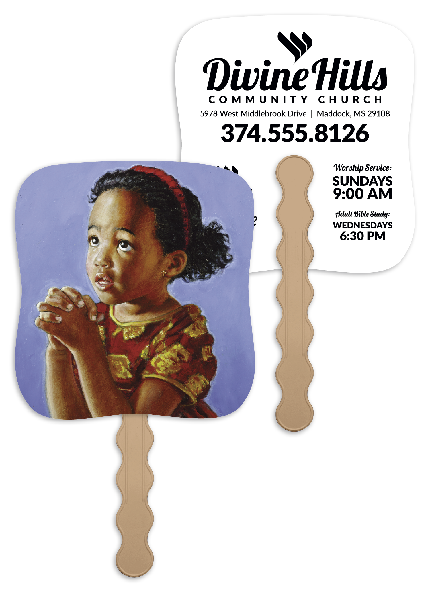 Skinner & Kennedy® Heavenly Prayer - Pictorial Fan 7