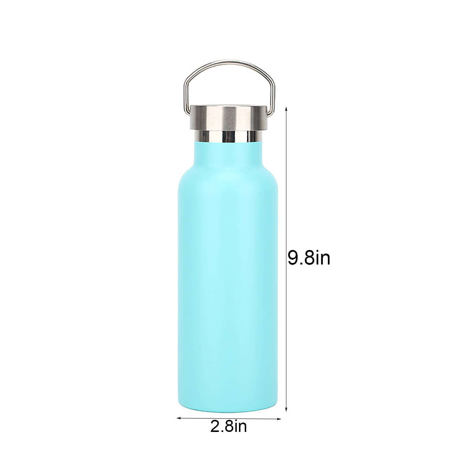 20oz Stainless Steel Insulated Water Bottle w/ Handle 4