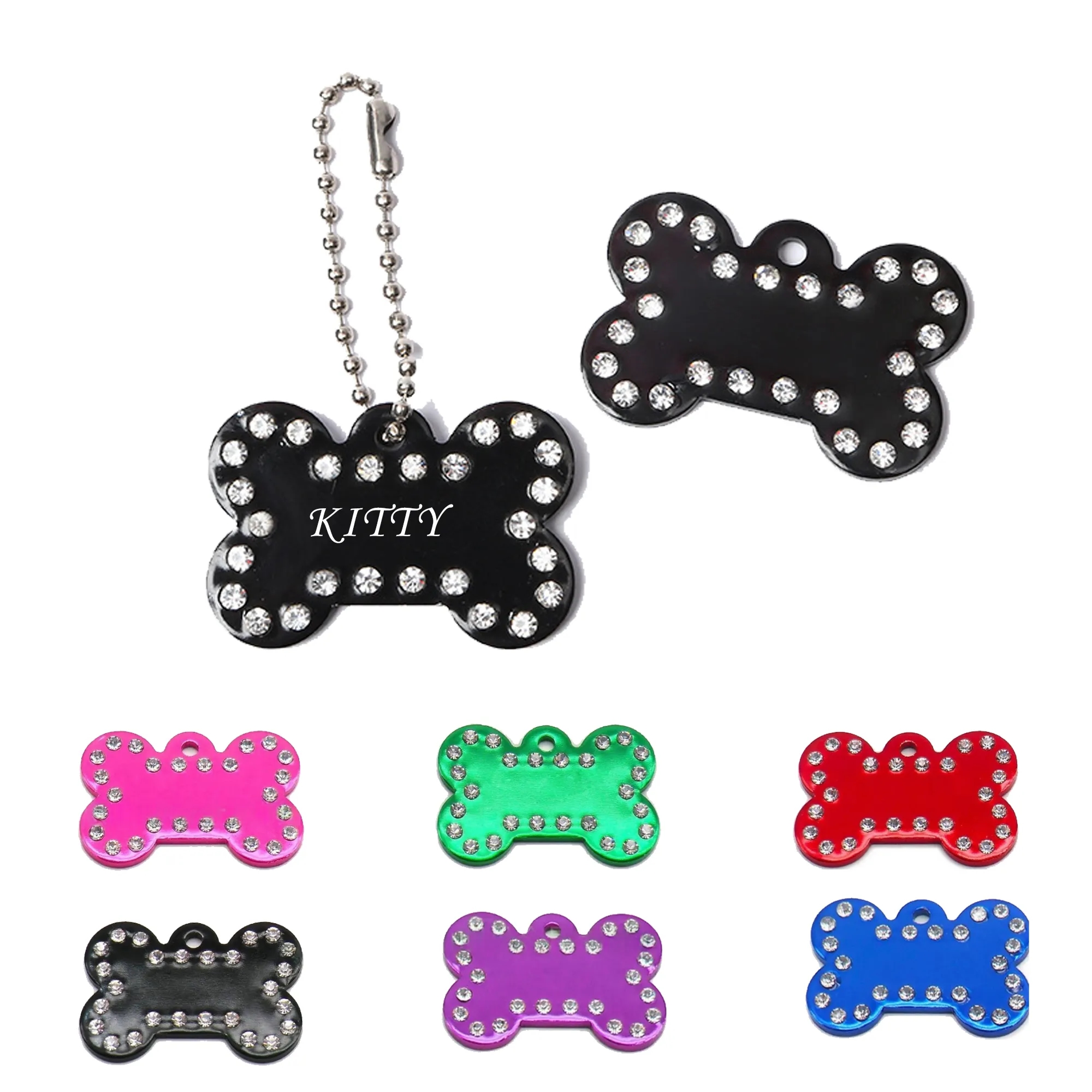 Alloy Dog Necklace Tag