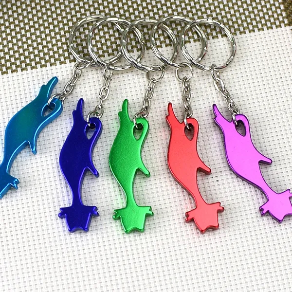 Cat Shape Bottle Opener Keychains 1