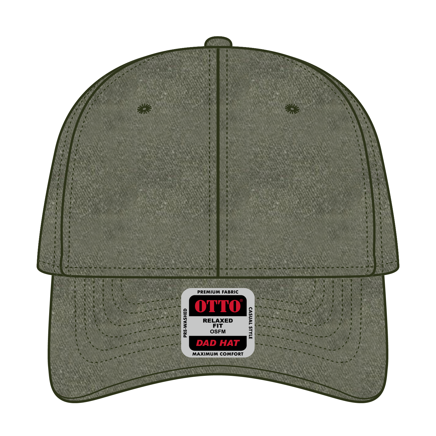 OTTO CAP® 6 Panel Low Profile Dad Hat 14