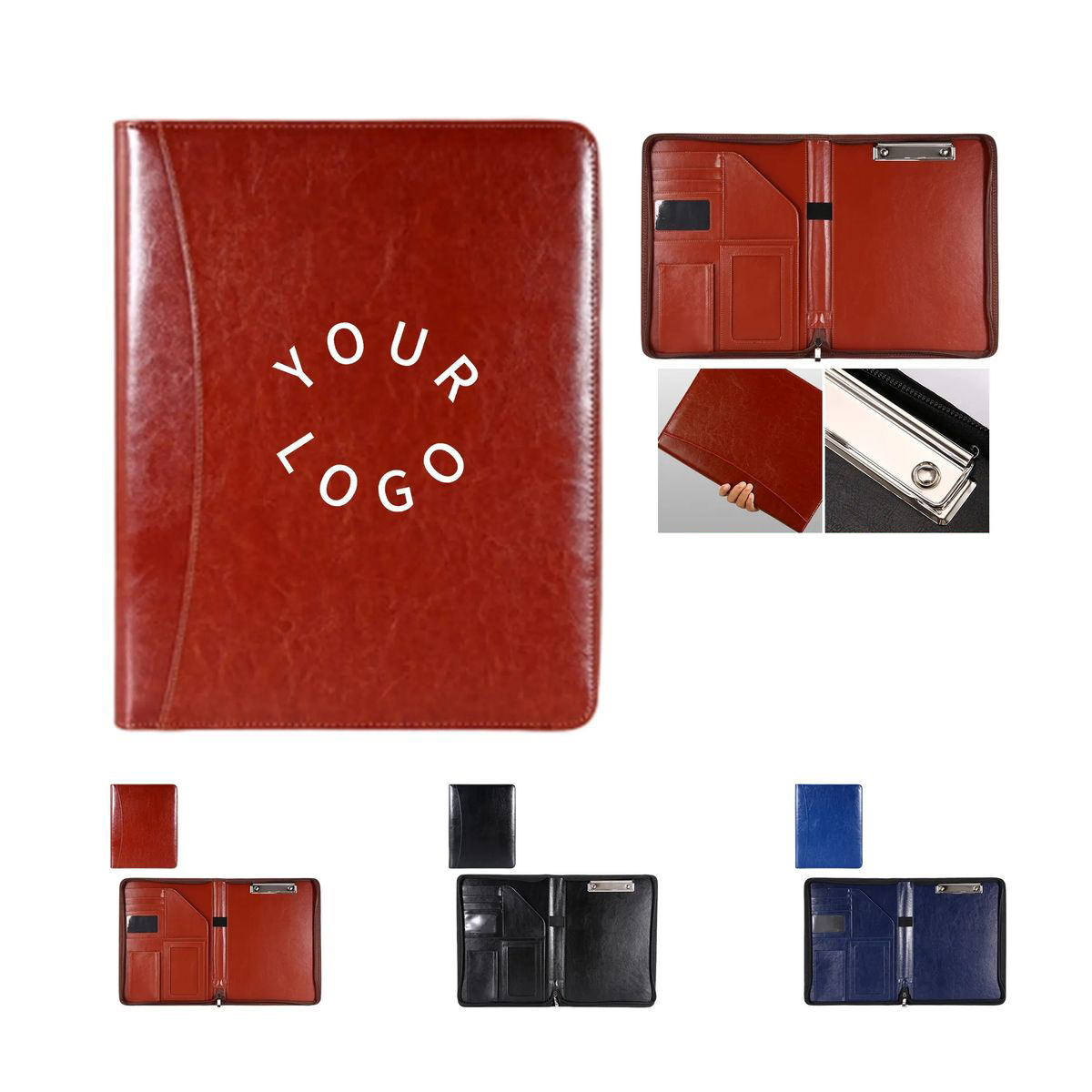 8.4 Inch Meeting Folder with Secure Closure 2