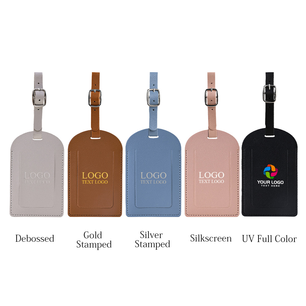 Vegan Leather Luggage Tags With Logo 14