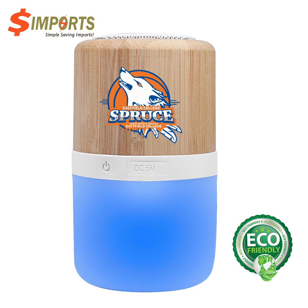 Bensley Bamboo Color Ambiance Nightlight Bluetooth Speaker 27