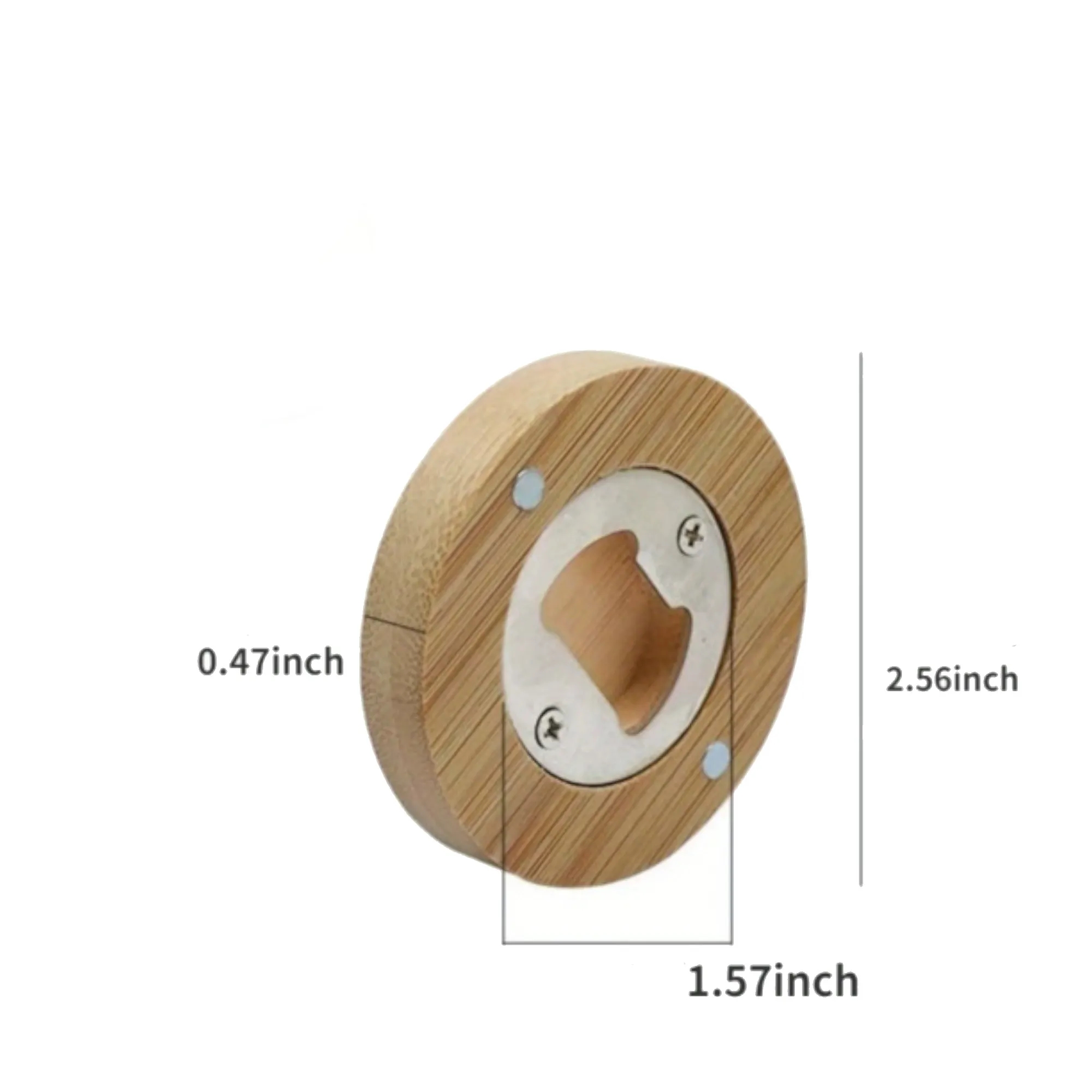 Wooden Bamboo Round Square Bottle Opener 3
