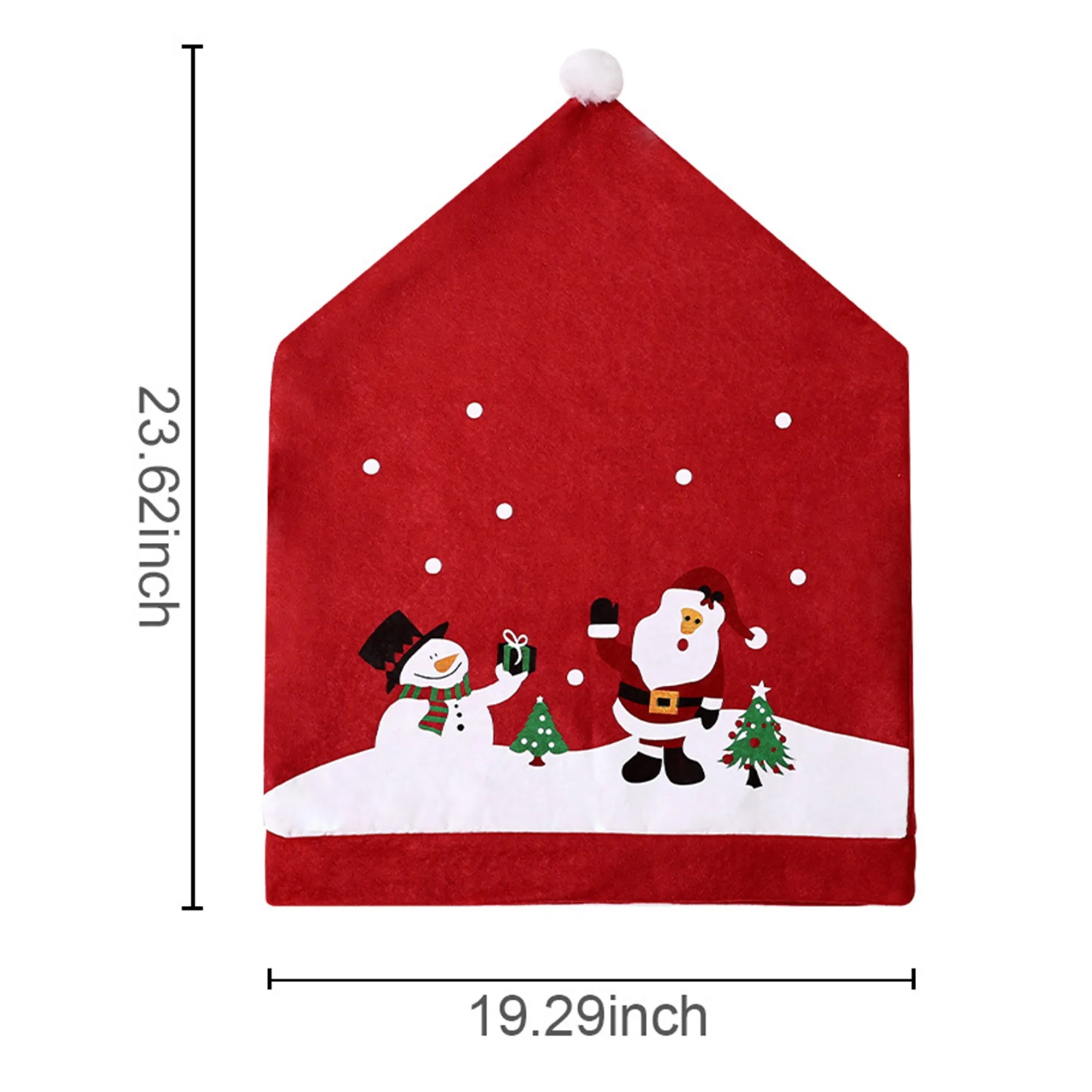 Christmas non-woven chair cover 4