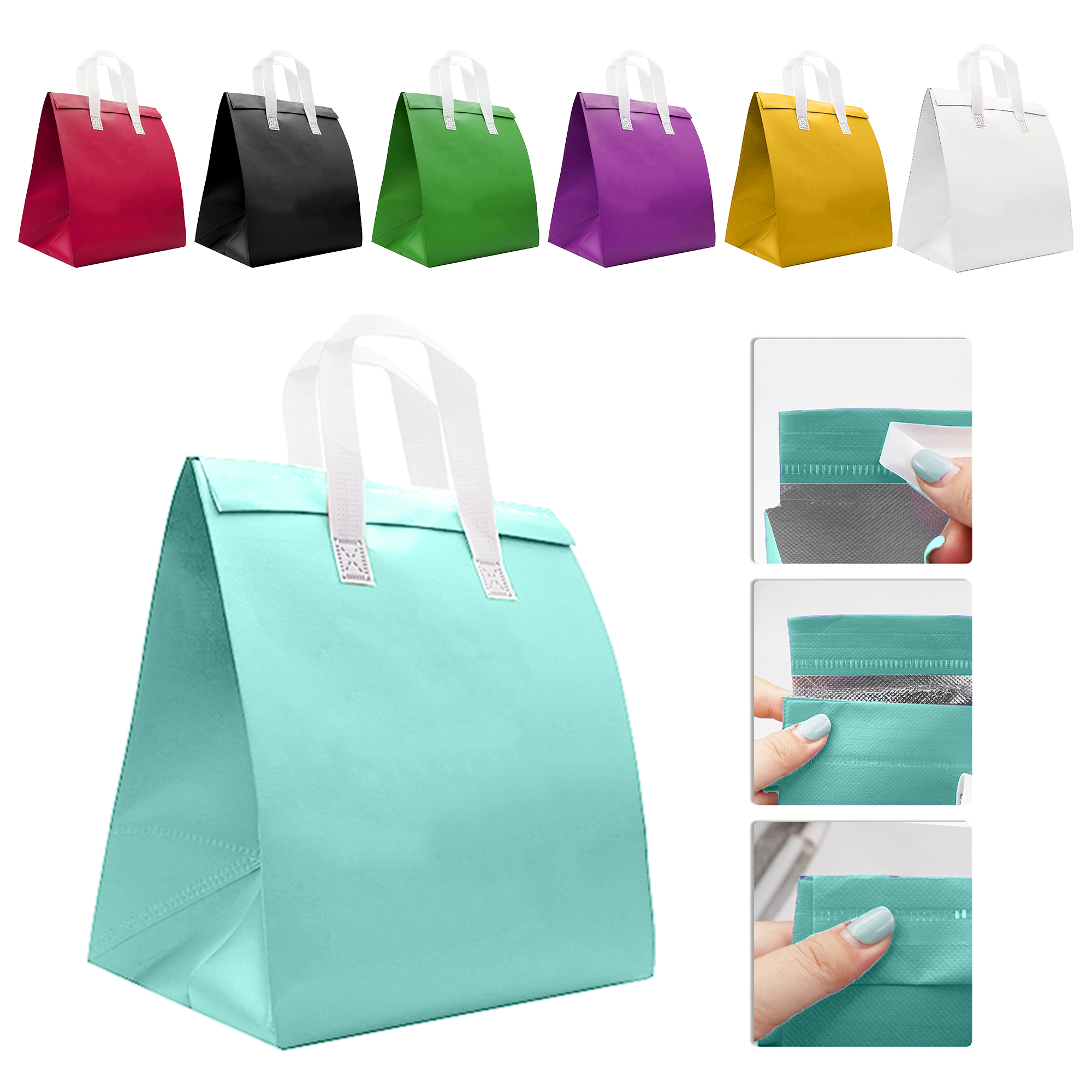 Non-Woven Insulated Lunch Tote Bag 5