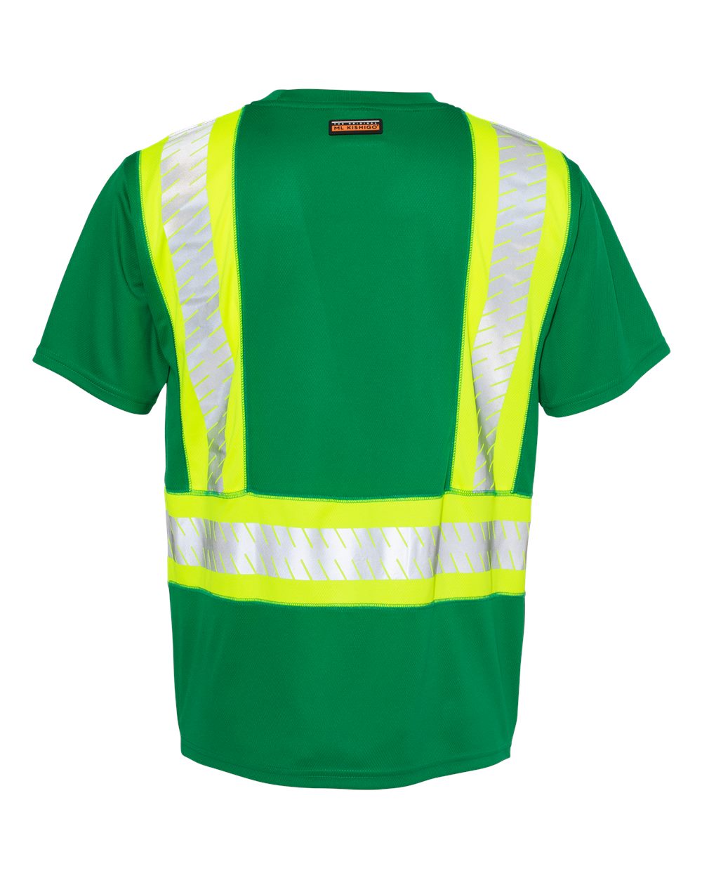 Unisex EV Series® Enhanced Visibility Contrast Pocket T-Shirt - B200-204 12