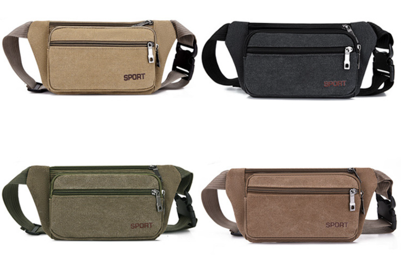 Sports Canvas Waist Bag 3