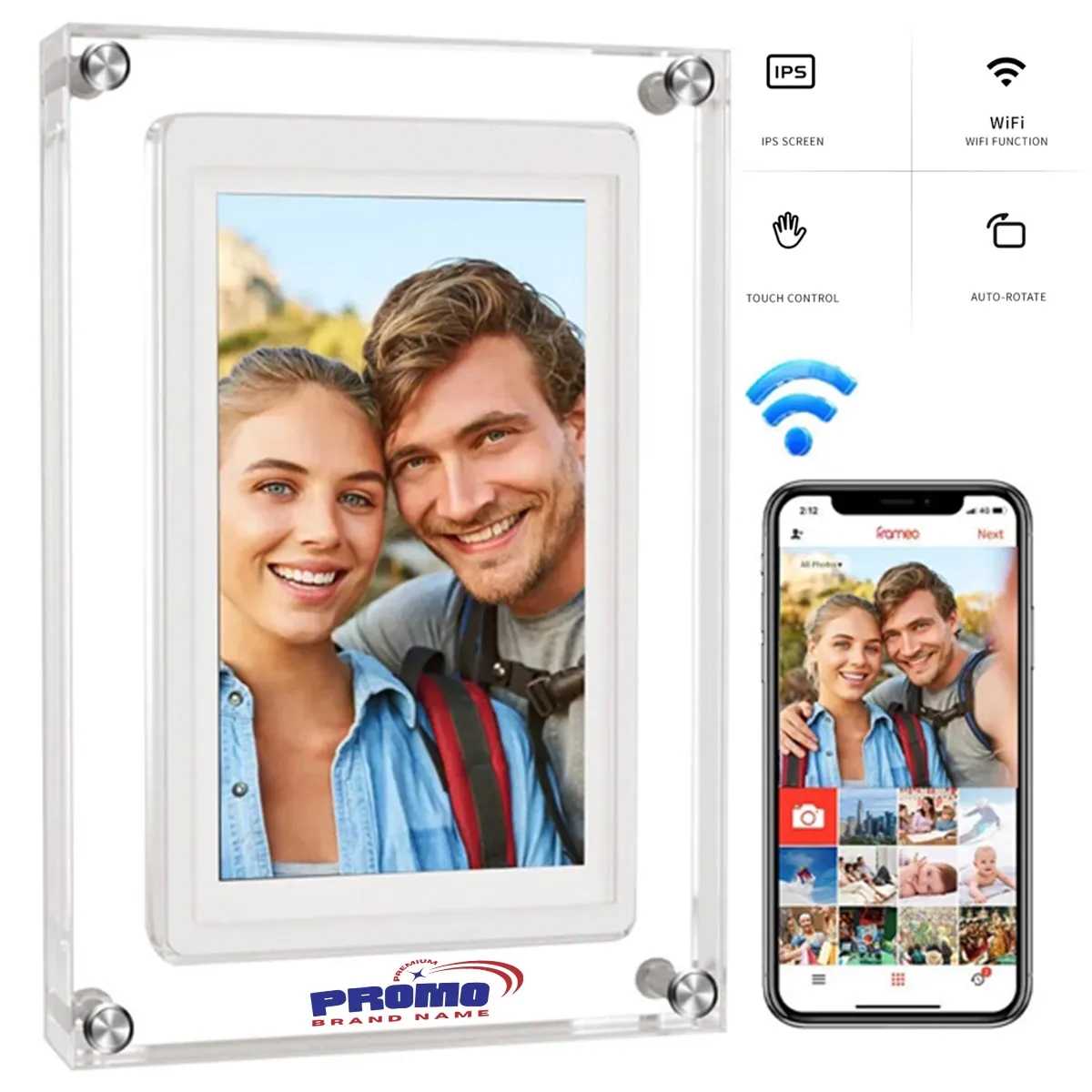 5-inch Acrylic Digital Video Picture Frame Home Decor Gifts 3