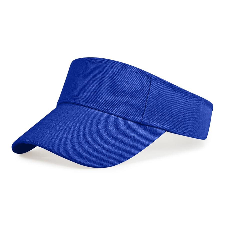 Kids' Stock Solid Color Polyester Visor - Sports Style 21