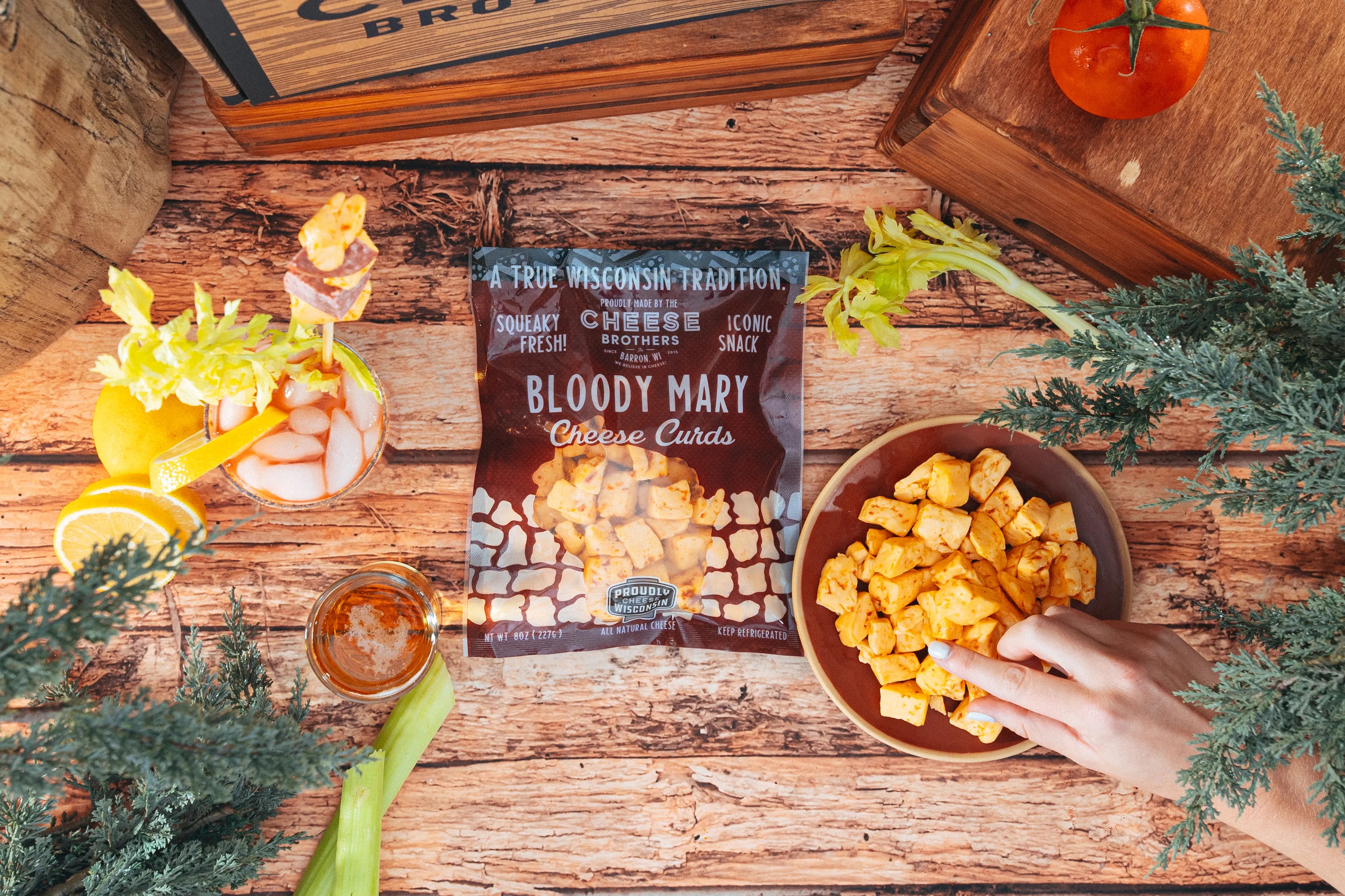 Cheese Bros. Wisconsin Cheese Curd Variety Pack Gift Box (9-Pack) 1