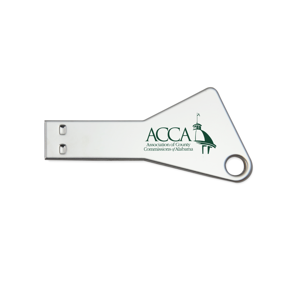 Lisbon Geo Stainless Steel Key USB 1