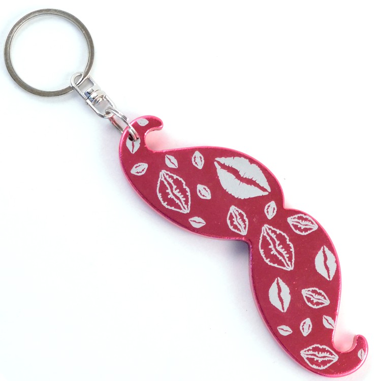 Mustache Key Chain / Bottle Opener 6