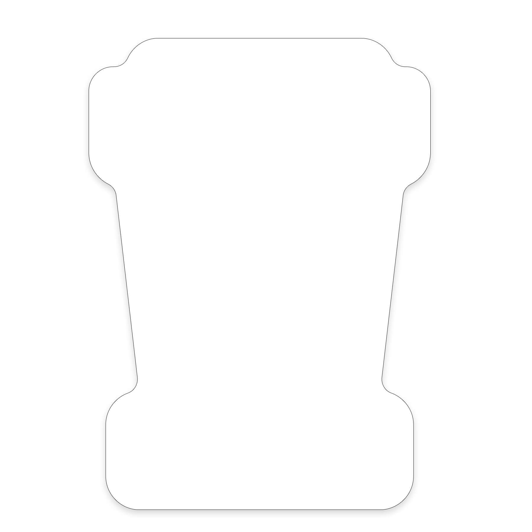 Recycle Container Shaped NoteKeeper™ Magnet 35 Mil 6