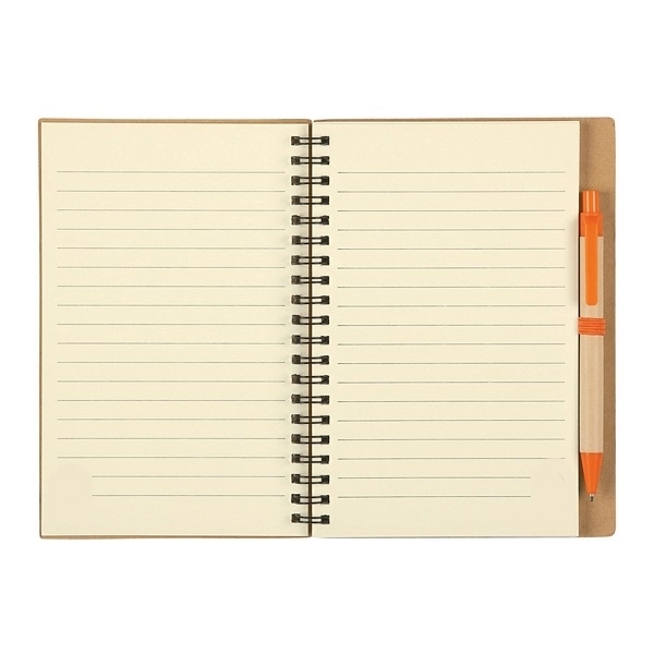 Recycled Spiral Notebook & Pen Set 3