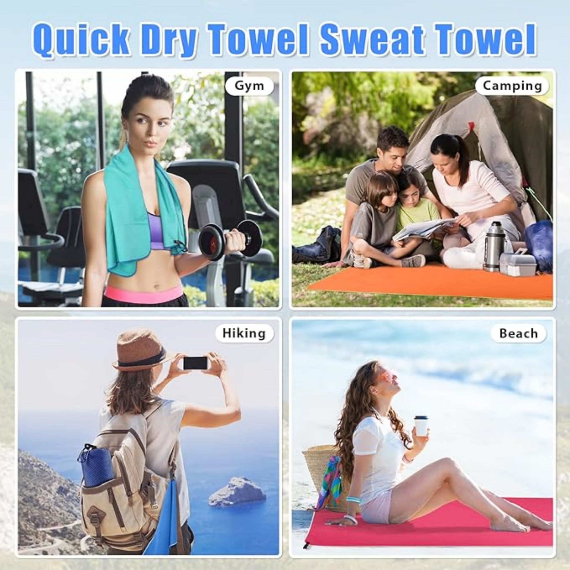 Quick Dry Microfiber Towel For Ourdoors 3