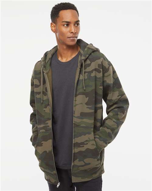 Unisex Heavyweight Full-Zip Hooded Sweatshirt - IND4000Z 15