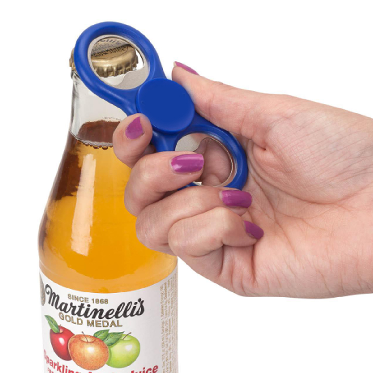 Double Headed Bottle Opener with Spinner Grip 4