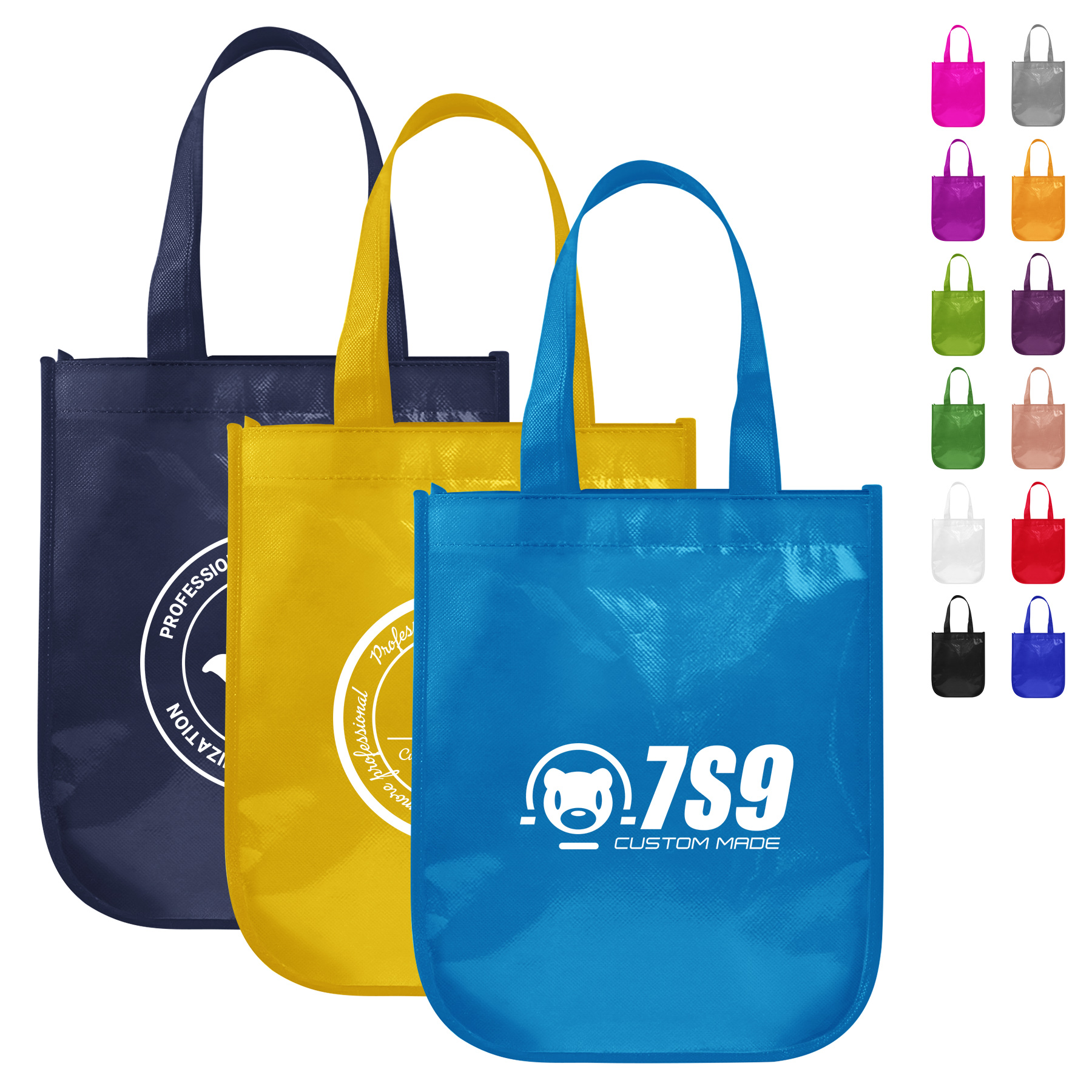 Customizable Rounded Corner Laminated Non-Woven Bag 7