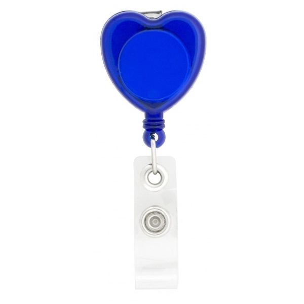 Heart Retractable Badge Holder 4