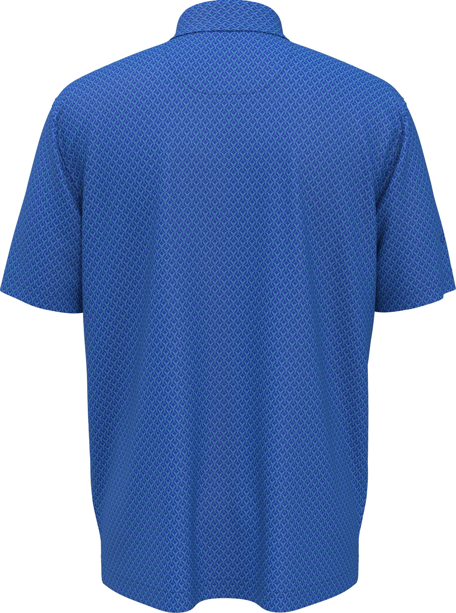 Men's Short Sleeve All Over Stitched Chev Polo 5