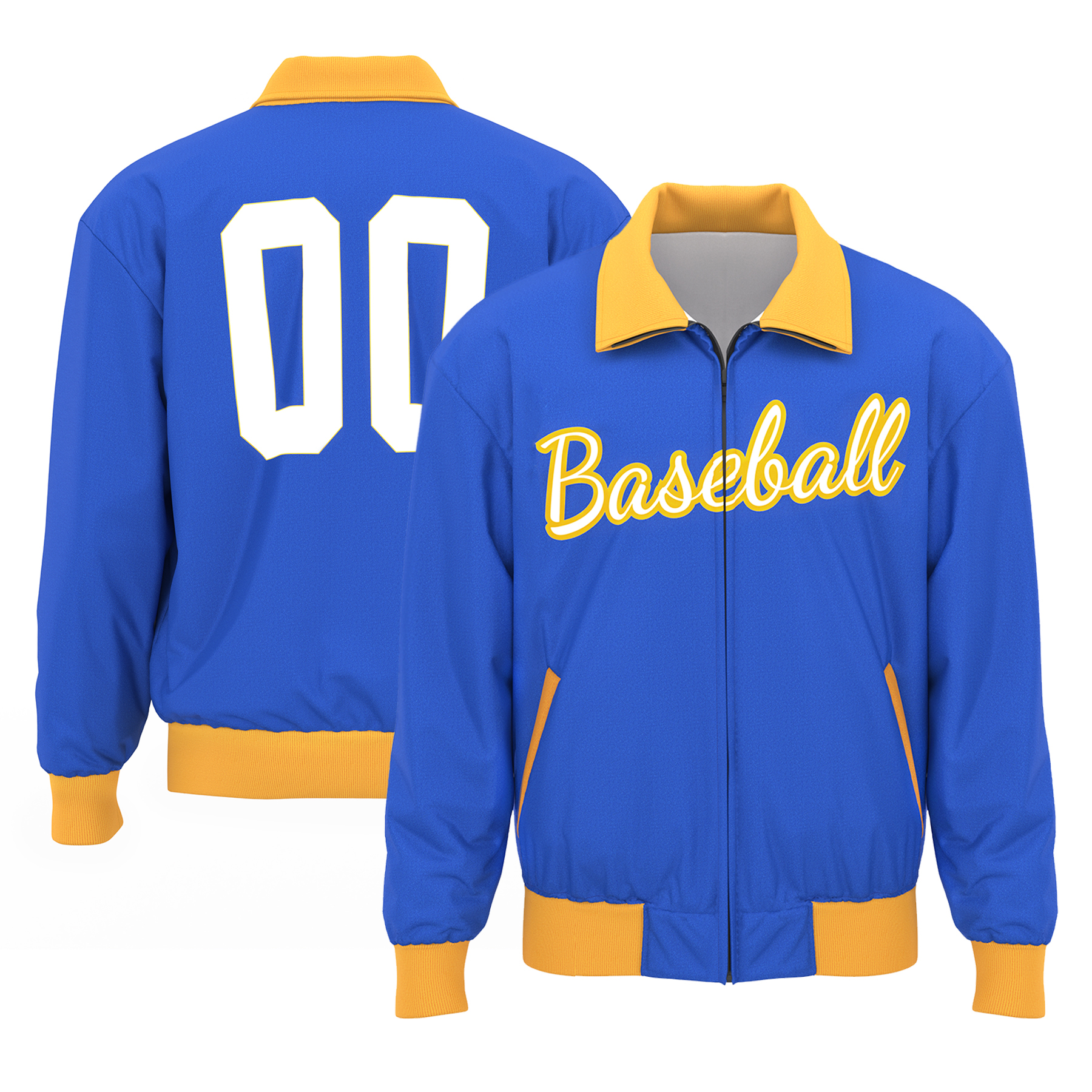 Custom Sublimated Full-Zip Varsity Jacket 8