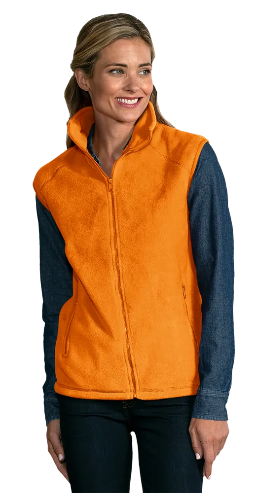 Adult Micro Fleece Zip Front Vest 3