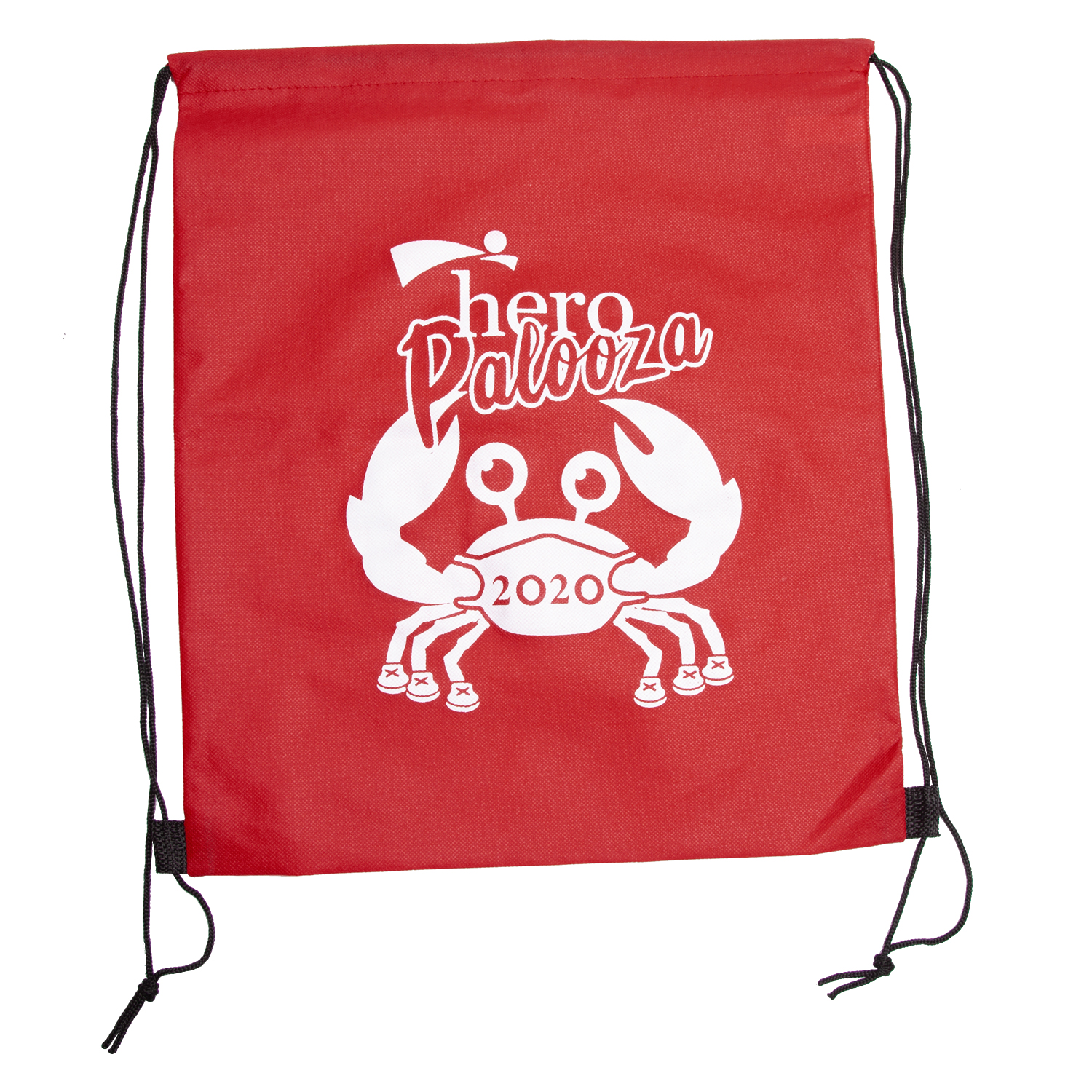 Wanderlust Non-Woven Drawstring Backpack (2 Color Imprint) 11