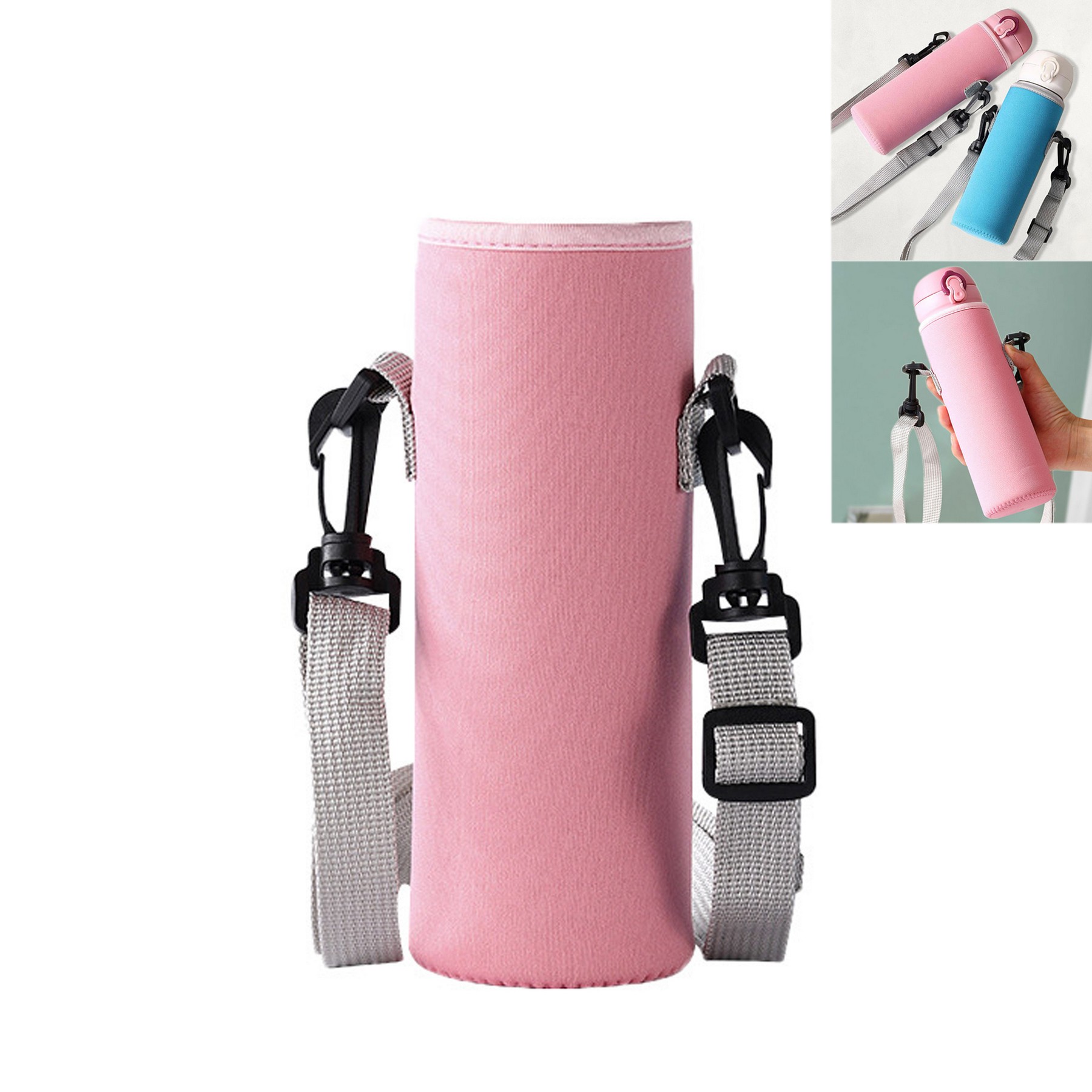 Water Bottle Carrier Bag With Adjustable Shoulder Strap 3