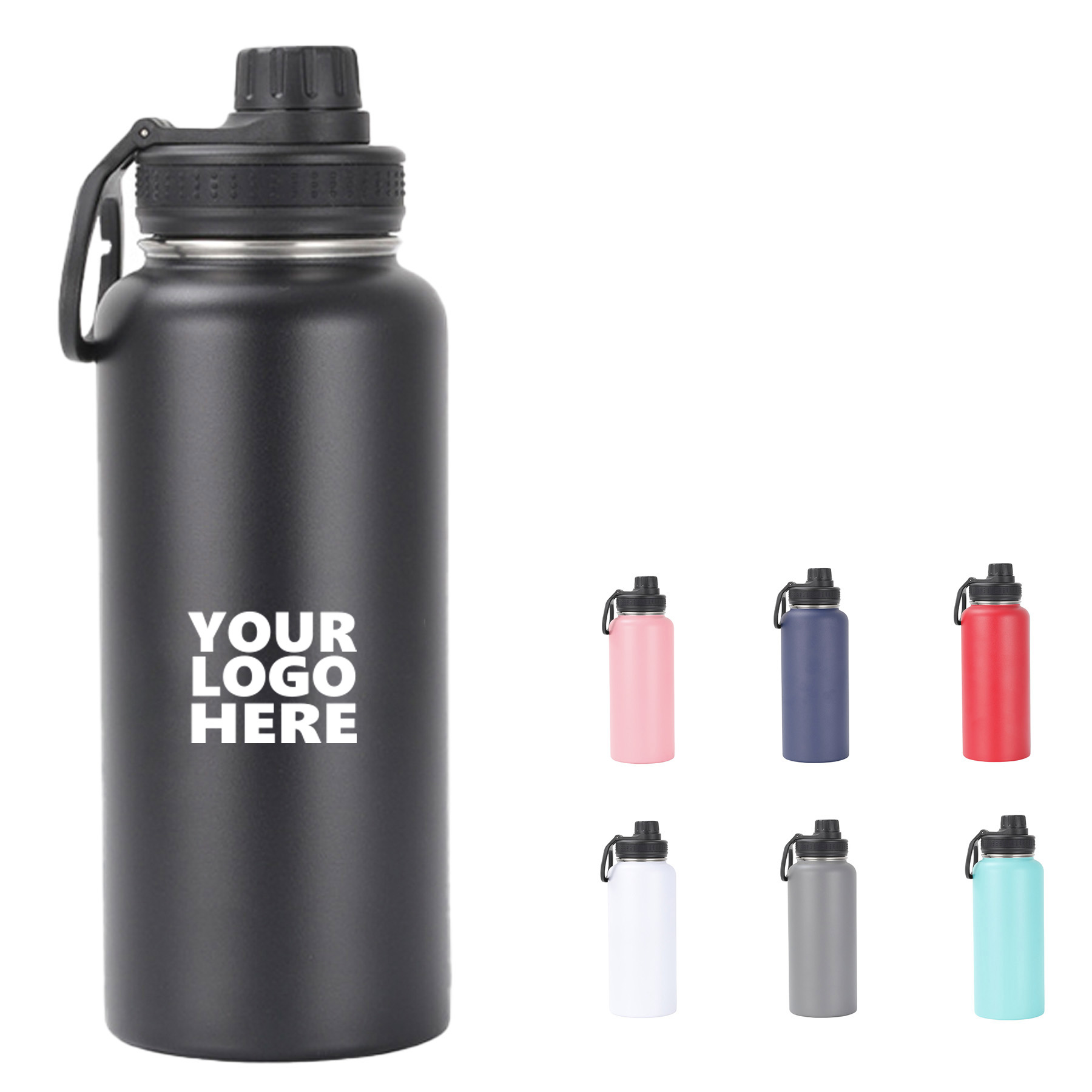 22 OZ Stainless Steel Water Bottle, custom water bottle with logo imprint 2