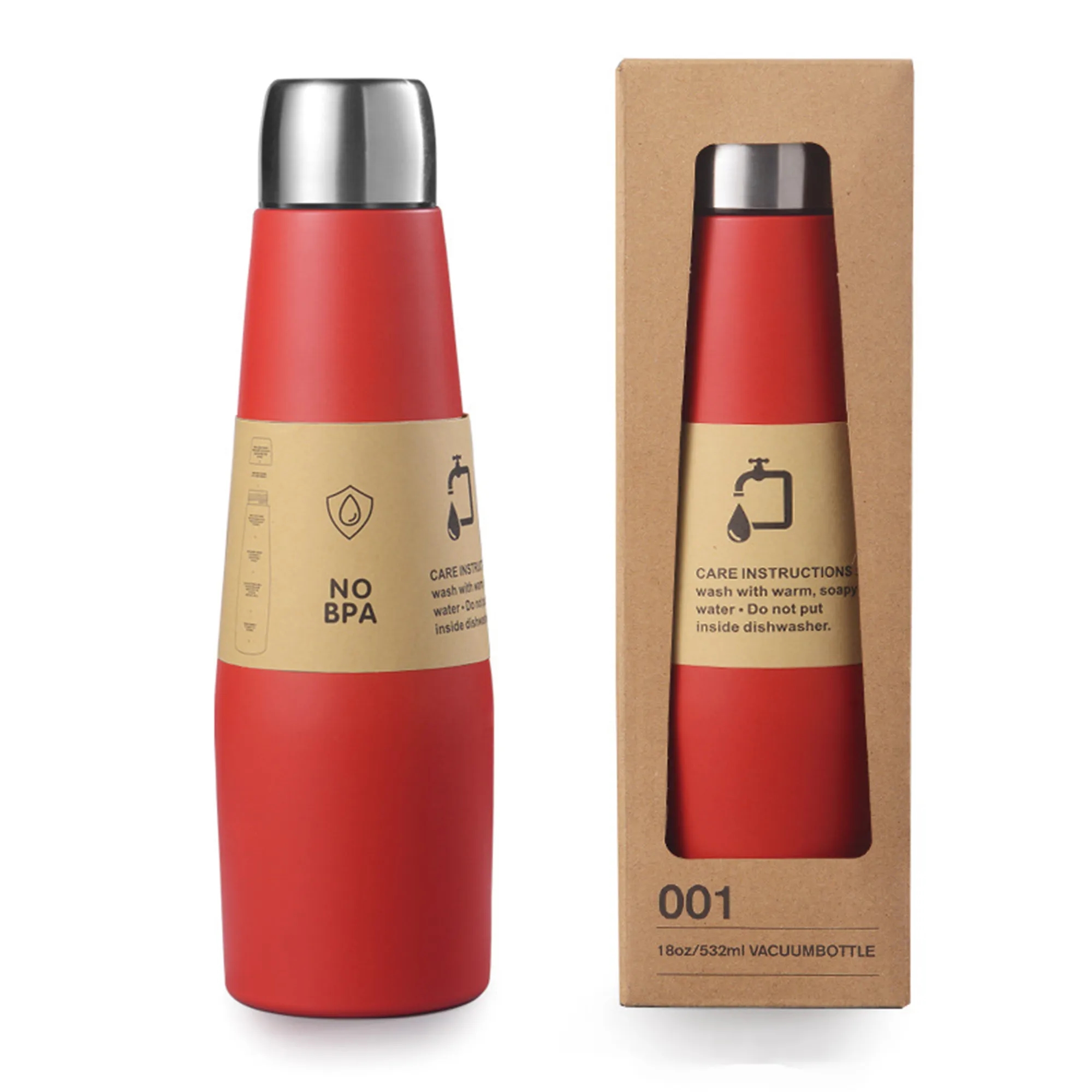 18oz 304 Stainless Steel Vacuum Insulated Water Bottle 2