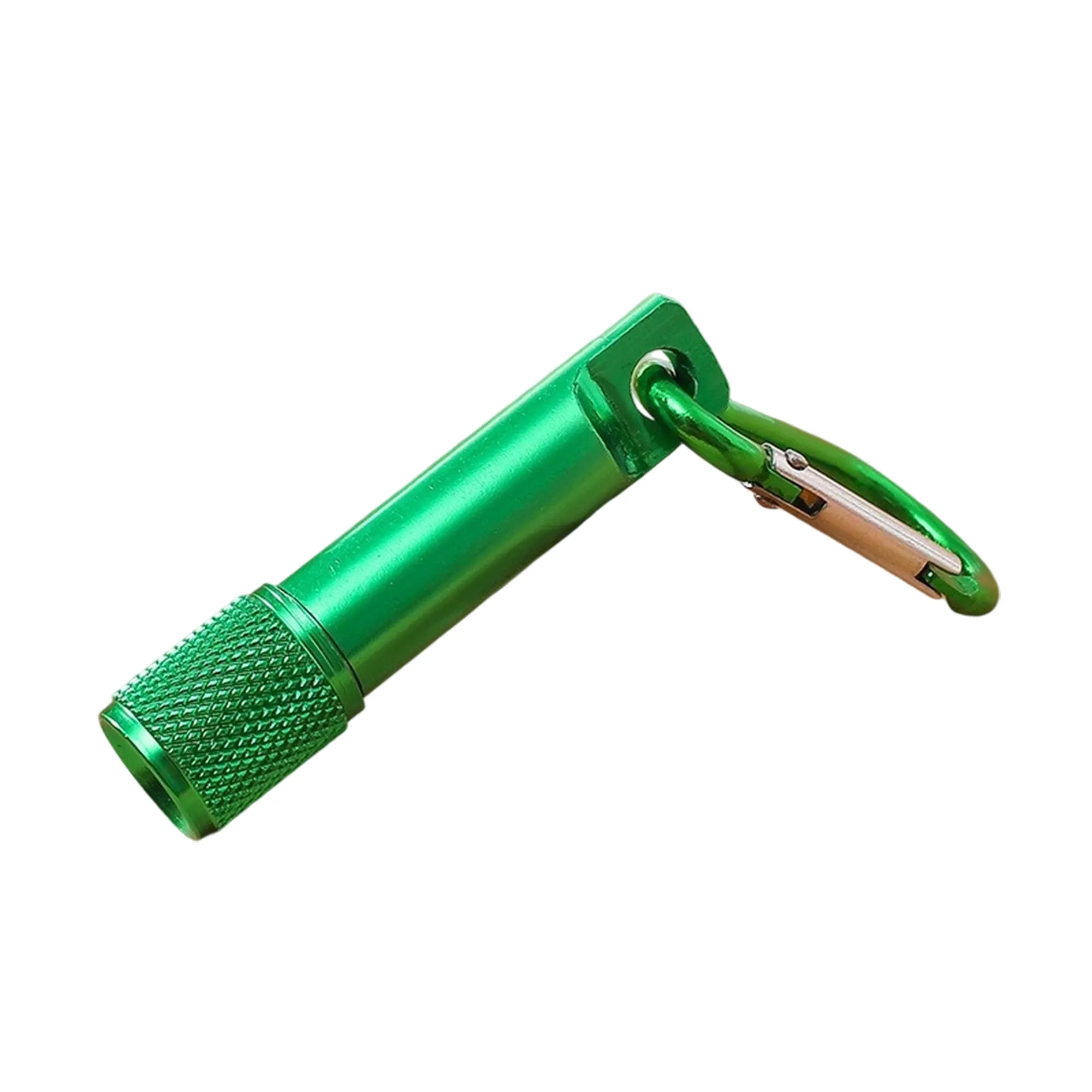 Aluminum Alloy Mini Flashlight with Carabiner Hook 3
