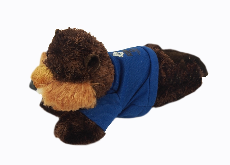 8" Builder Beaver with T-Shirt and Full Color Imprint 2